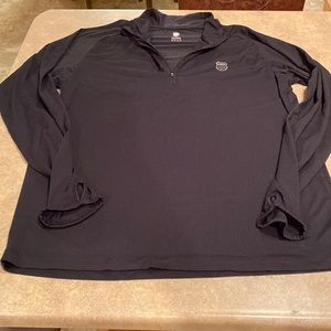 Womens K Swiss 1/4 zip shirt size XXL